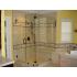 Heavy glass shower