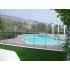 See through pool fence